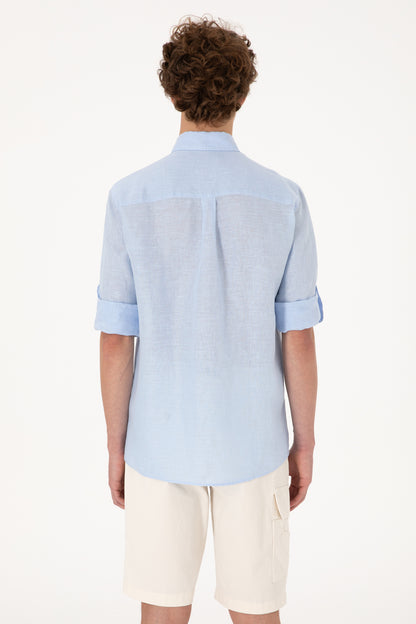 U.S. Polo Assn._Light Blue_Shirt Long Sleeve_G081SZ0040 2103097_VR003_05