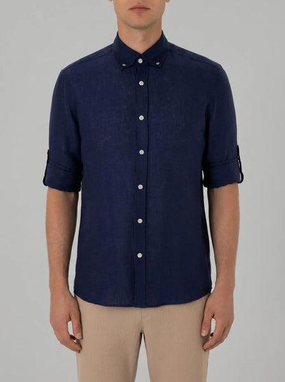 U.S. Polo Assn. Navy Men Navy Long Sleeve Shirt SKU: G081SZ0040 2103097_VR033 Image 00