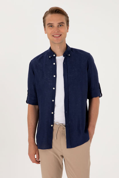 U.S. Polo Assn._Navy Shirt_G081SZ0040 2103097_VR033_01