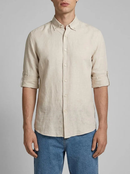 U.S. Polo Assn. Stone Men Stone Long Sleeve Shirt SKU: G081SZ0040 2103097_VR049 Image 00