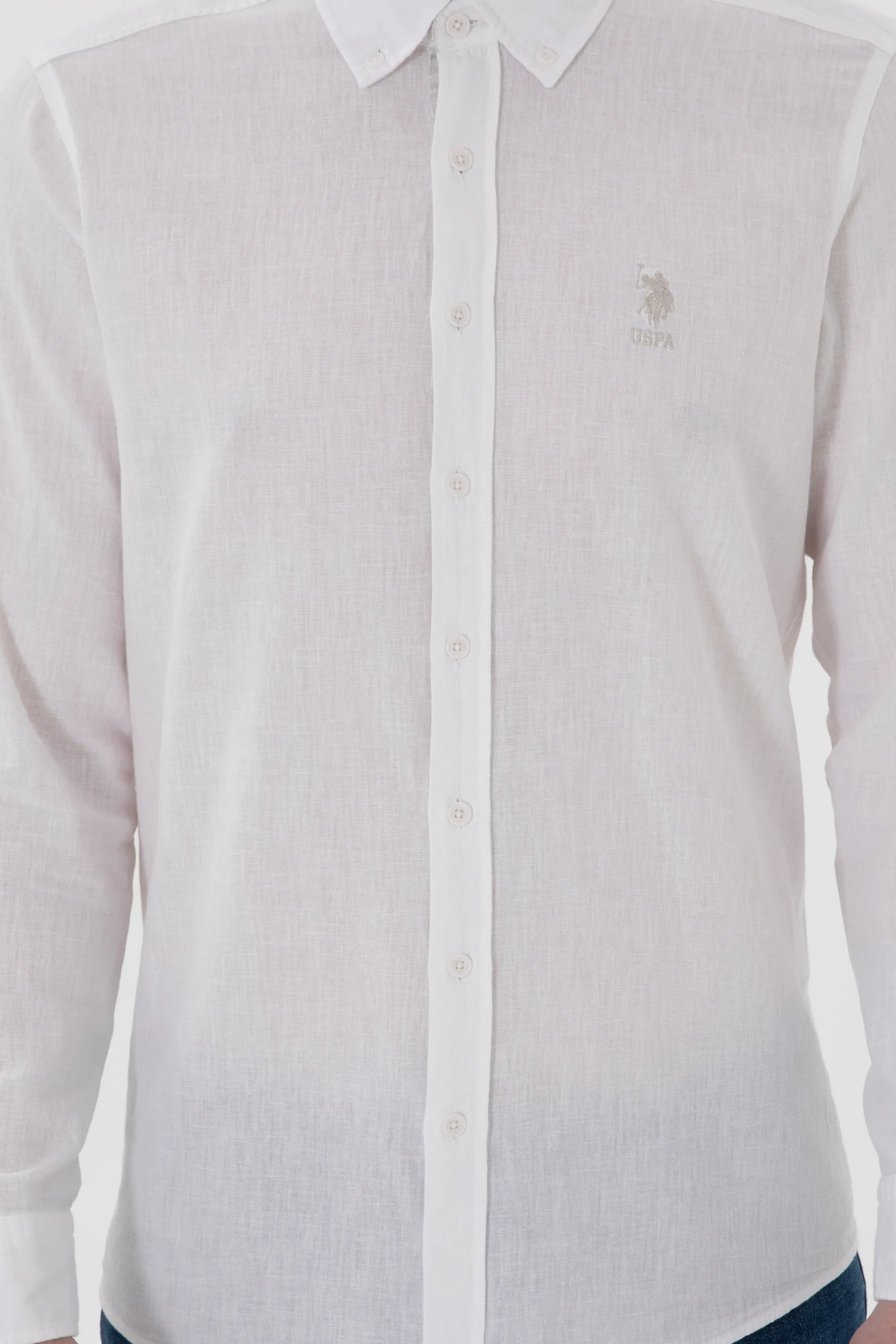 U.S. Polo Assn. White Men White Long Sleeve Shirt SKU: G081SZ0040 2104315_VR013 Image 06