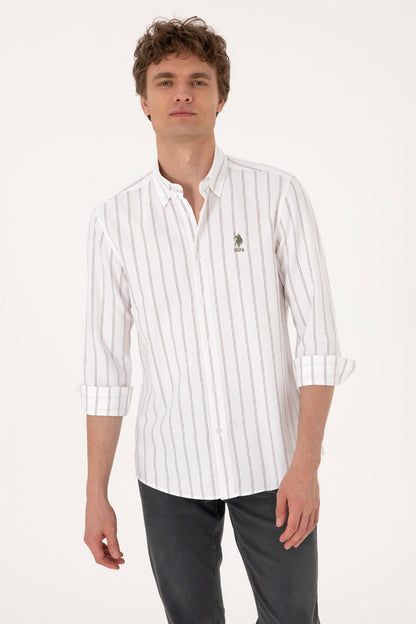 U.S. Polo Assn._Mink_Shirt Long Sleeve_G081SZ0040 2105165_VR052_01