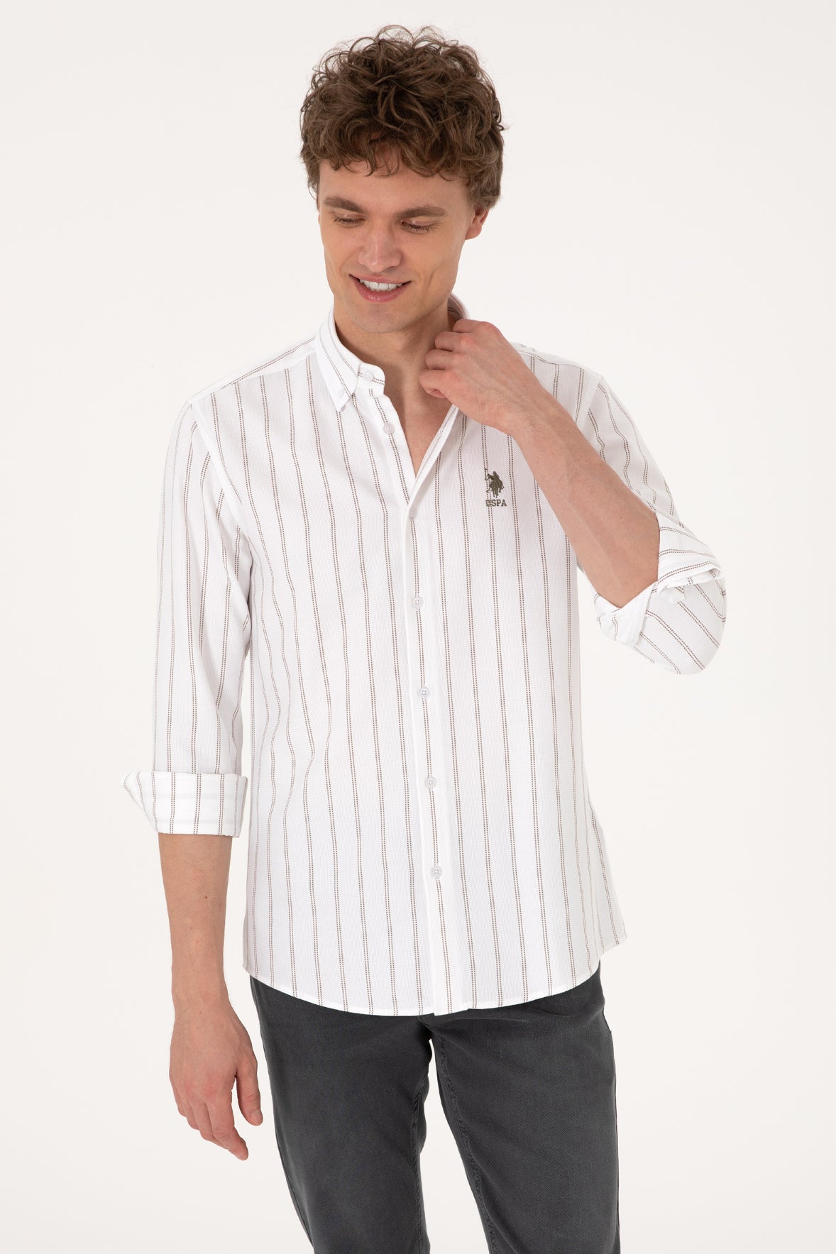 U.S. Polo Assn._Mink_Shirt Long Sleeve_G081SZ0040 2105165_VR052_03