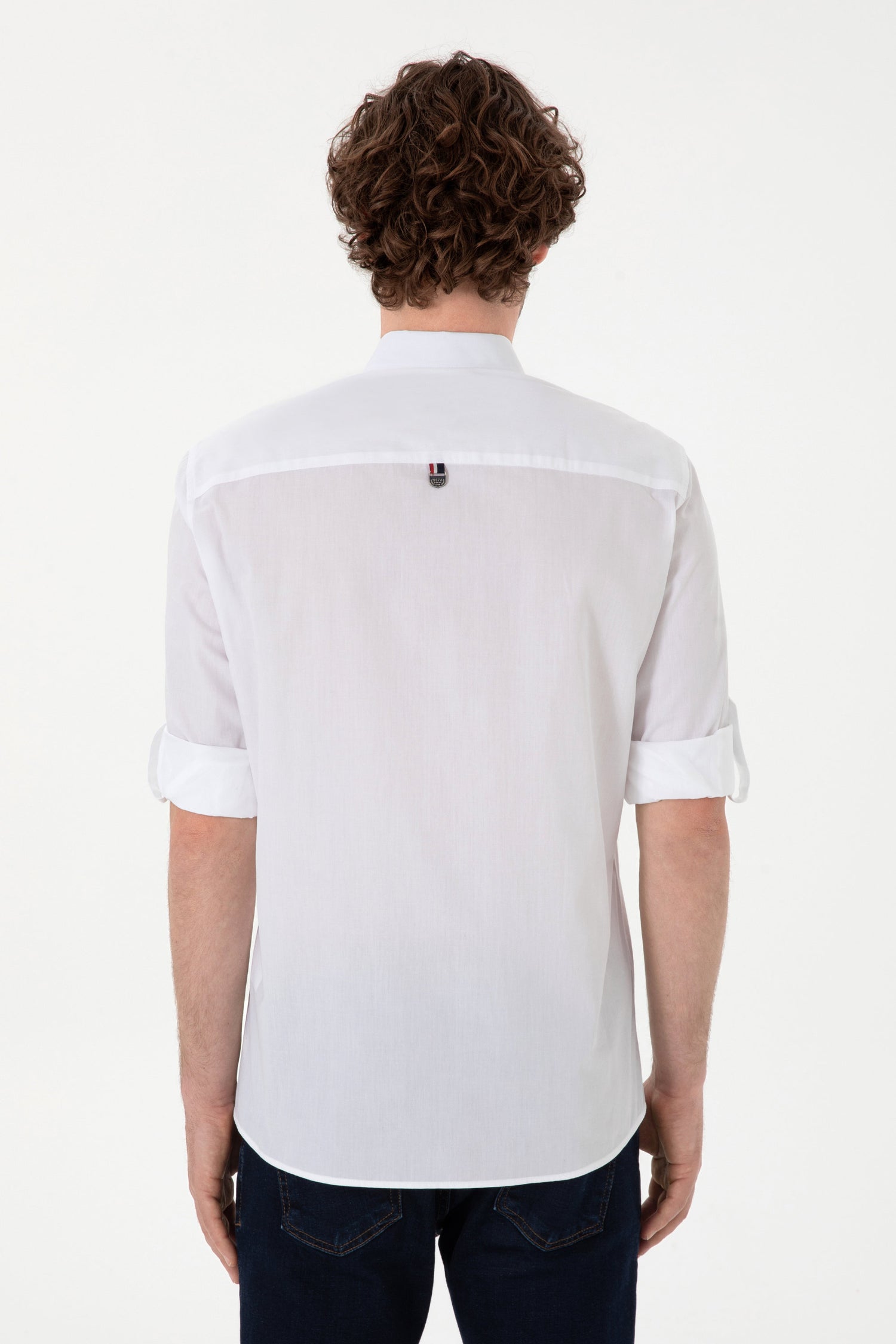 U.S. Polo Assn._White Shirt Long Sleeve_G081SZ0040 2106700_VR013_05