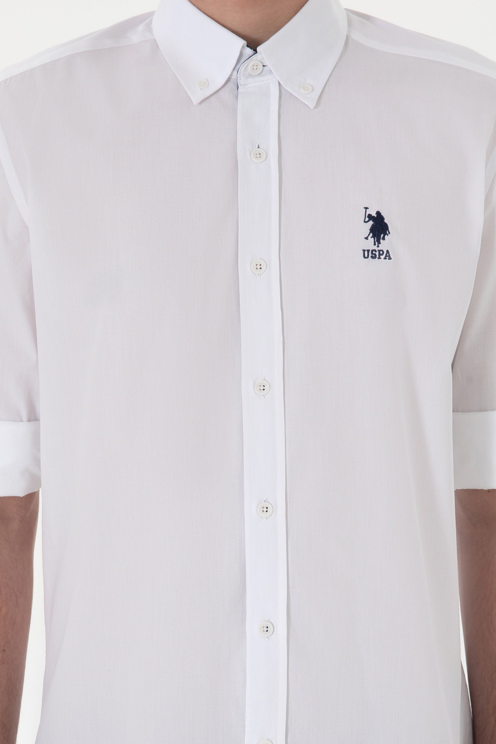 U.S. Polo Assn._White Shirt Long Sleeve_G081SZ0040 2106700_VR013_06