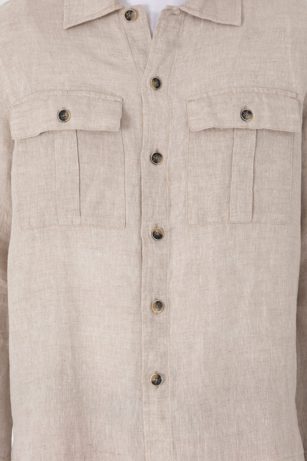 U.S. Polo Assn._Stone Linen Shirt_G081SZ0040 2109161_VR049_06