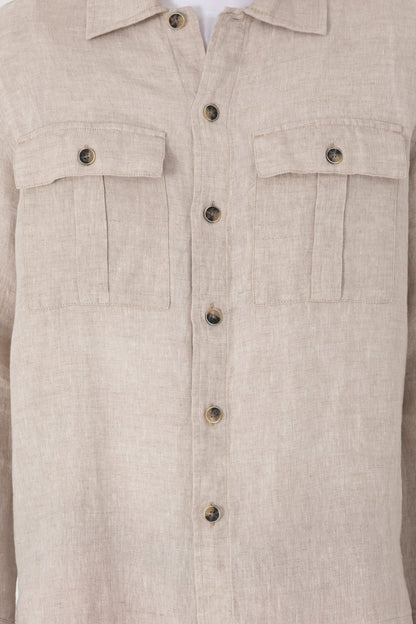 U.S. Polo Assn._Stone Linen Shirt_G081SZ0040 2109161_VR049_06