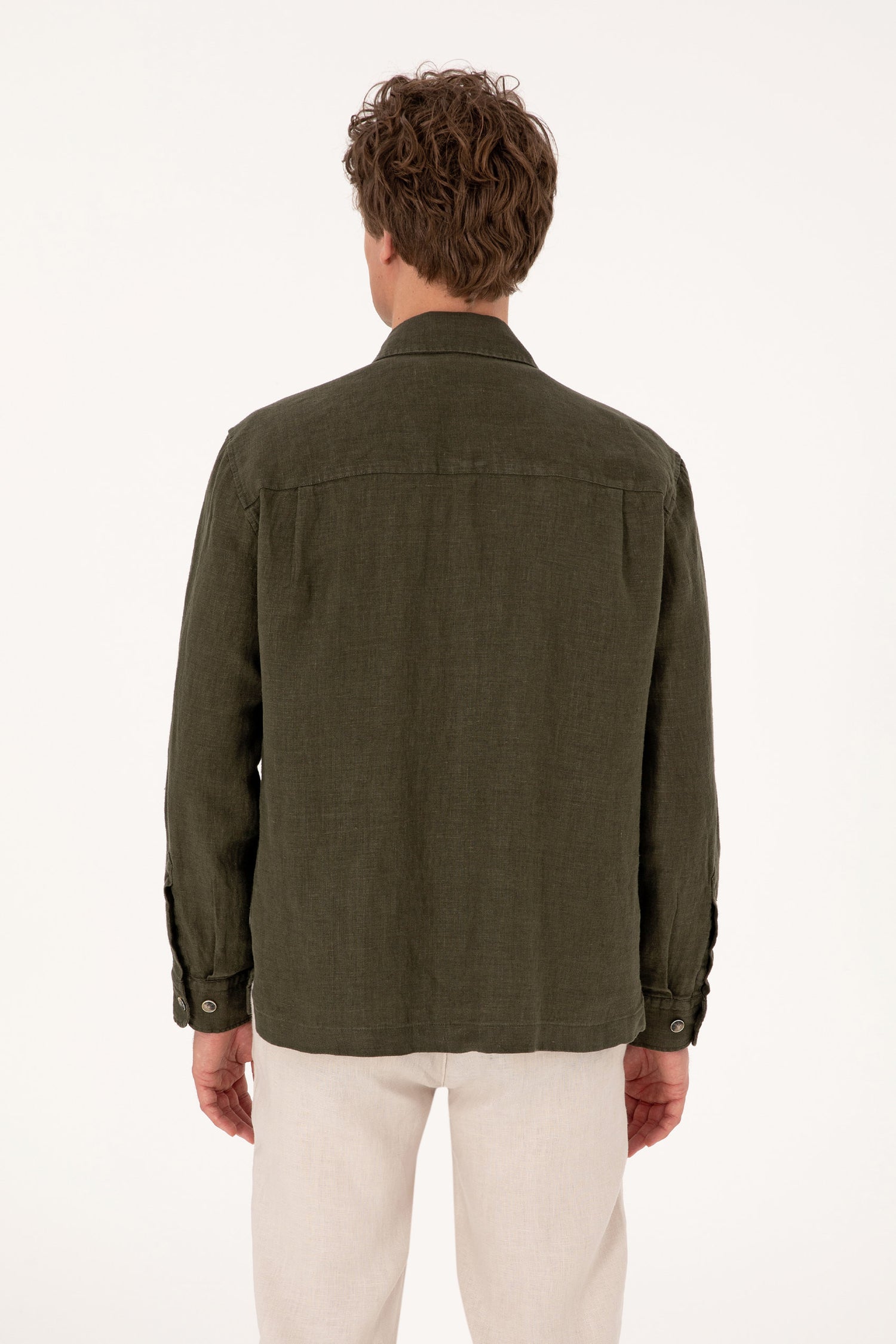 U.S. Polo Assn._Dark Khaki Shirt_G081SZ0040 2109161_VR111_05