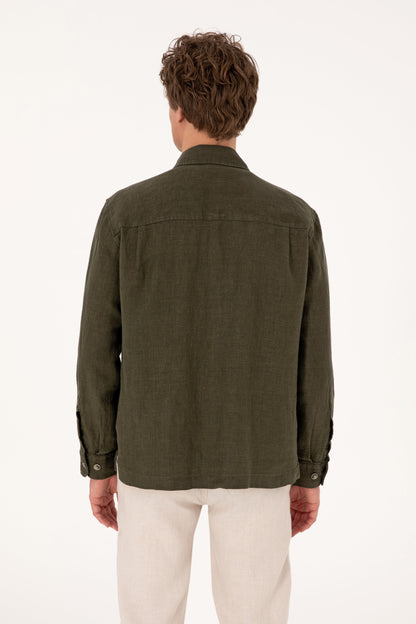 U.S. Polo Assn._Dark Khaki Shirt_G081SZ0040 2109161_VR111_05