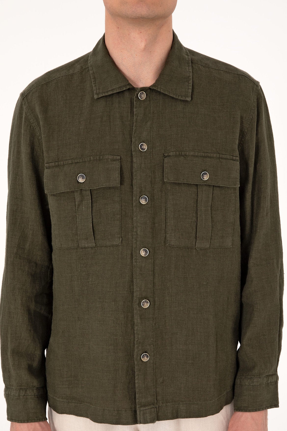 U.S. Polo Assn._Dark Khaki Shirt_G081SZ0040 2109161_VR111_06