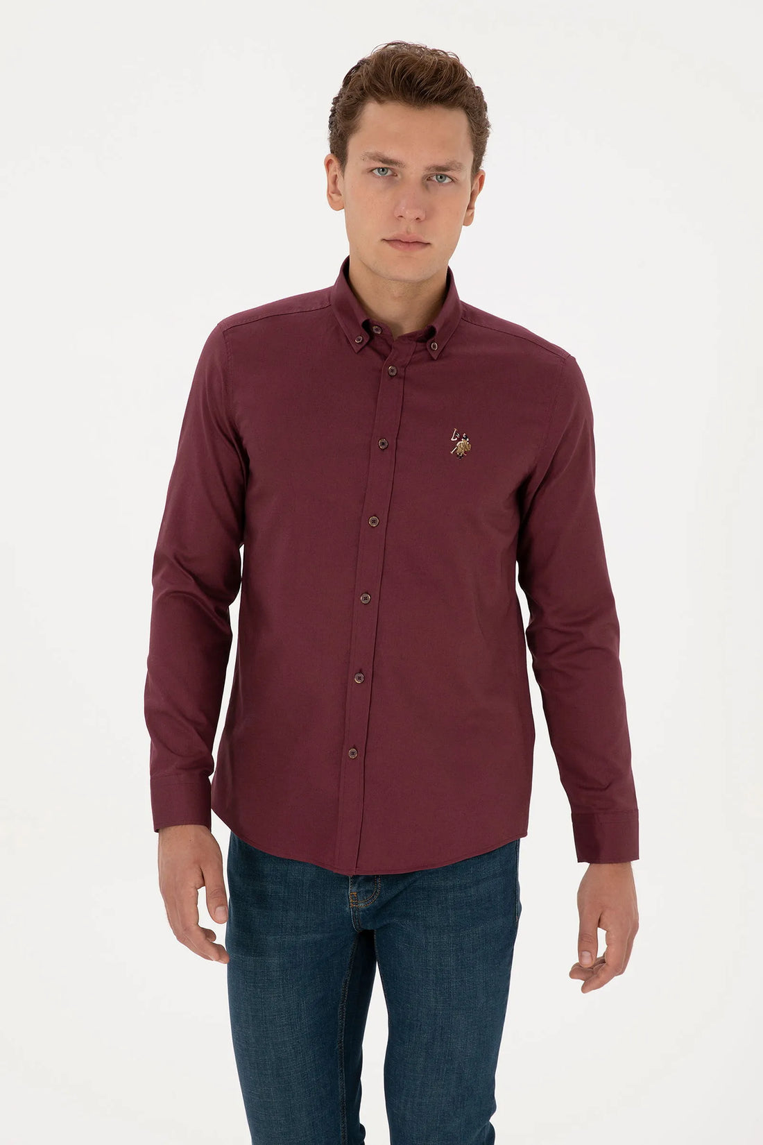 U.S. Polo Assn._New Plum_New Plum Shirt_G081SZ0040 2225466_VR177_01