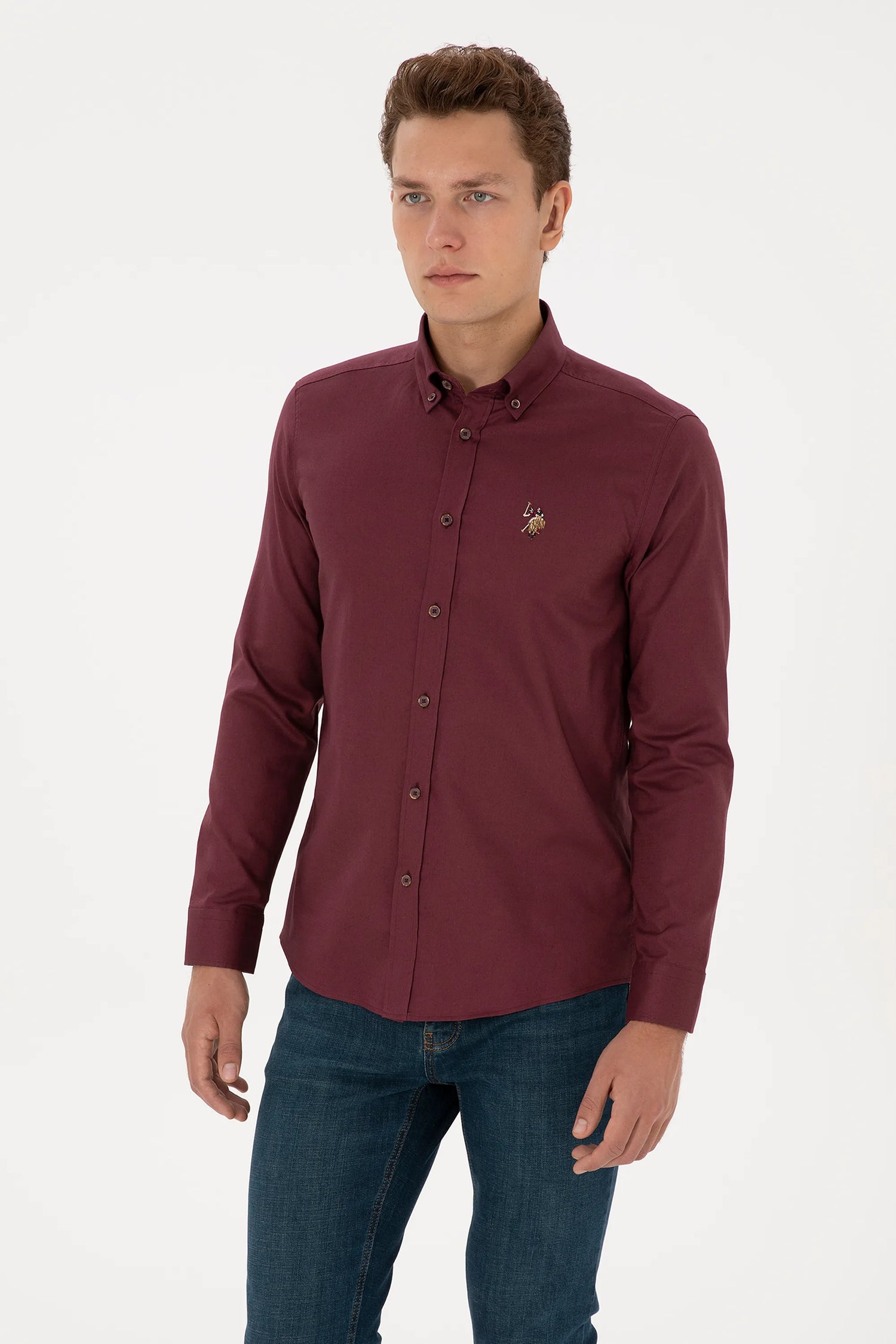 U.S. Polo Assn._New Plum_New Plum Shirt_G081SZ0040 2225466_VR177_03