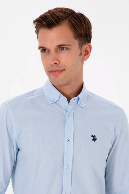 U.S. Polo Assn._Light Blue_Light Blue Long Sleeve Shirt_G081SZ0040 2225521_VR003_02