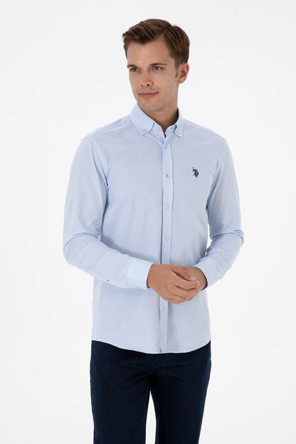 U.S. Polo Assn._Light Blue_Light Blue Long Sleeve Shirt_G081SZ0040 2225521_VR003_03