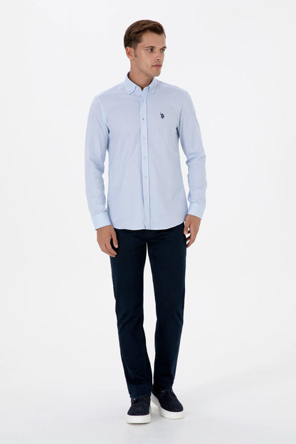 U.S. Polo Assn._Light Blue_Light Blue Long Sleeve Shirt_G081SZ0040 2225521_VR003_04