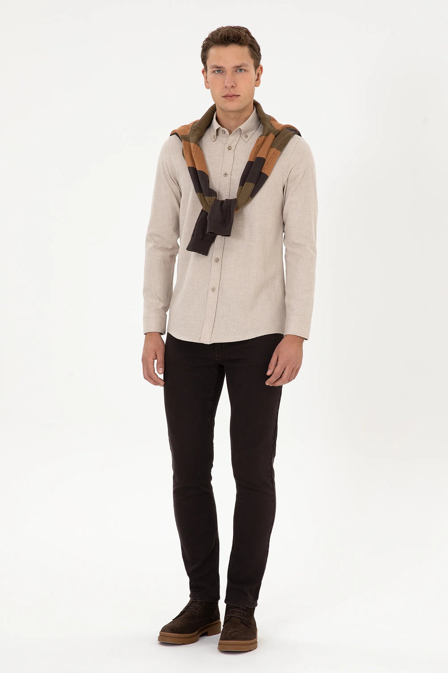 U.S. Polo Assn._Beige_Beige Shirt_G081SZ0040 2225603_VR088_04