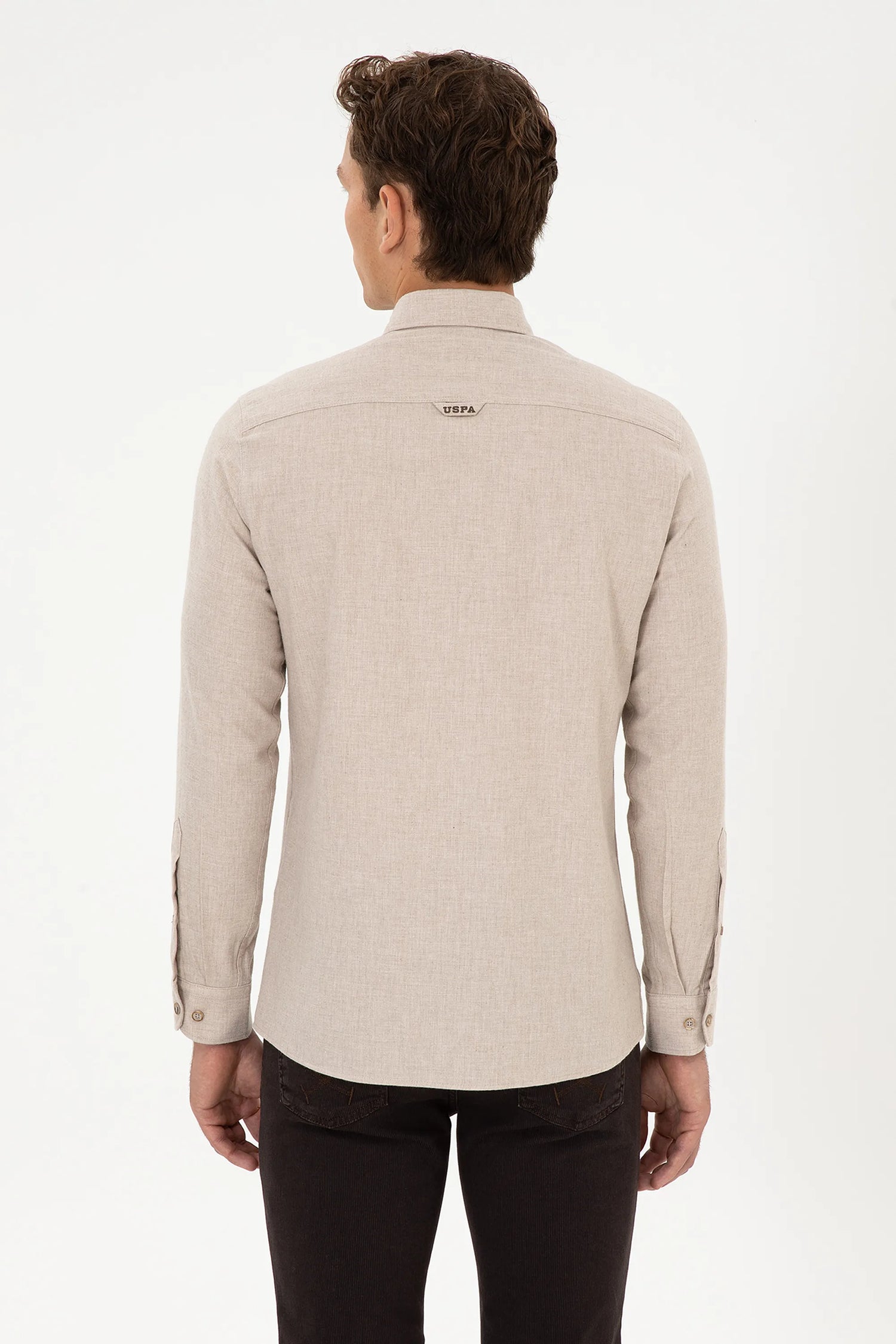U.S. Polo Assn._Beige_Beige Shirt_G081SZ0040 2225603_VR088_05