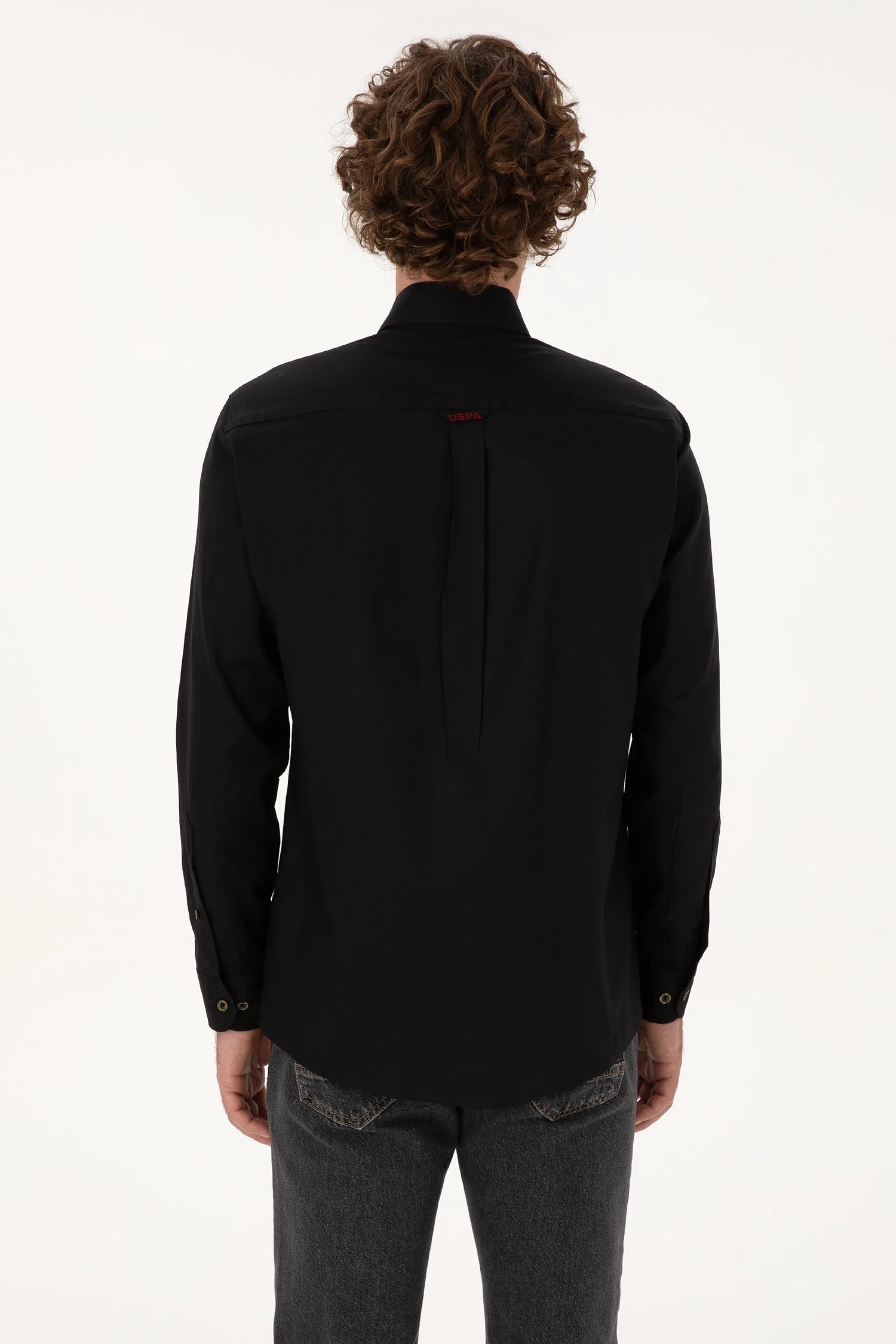 U.S. Polo Assn._Black_Black Long Sleeve Shirt_G081SZ0040 2225643_VR046_05