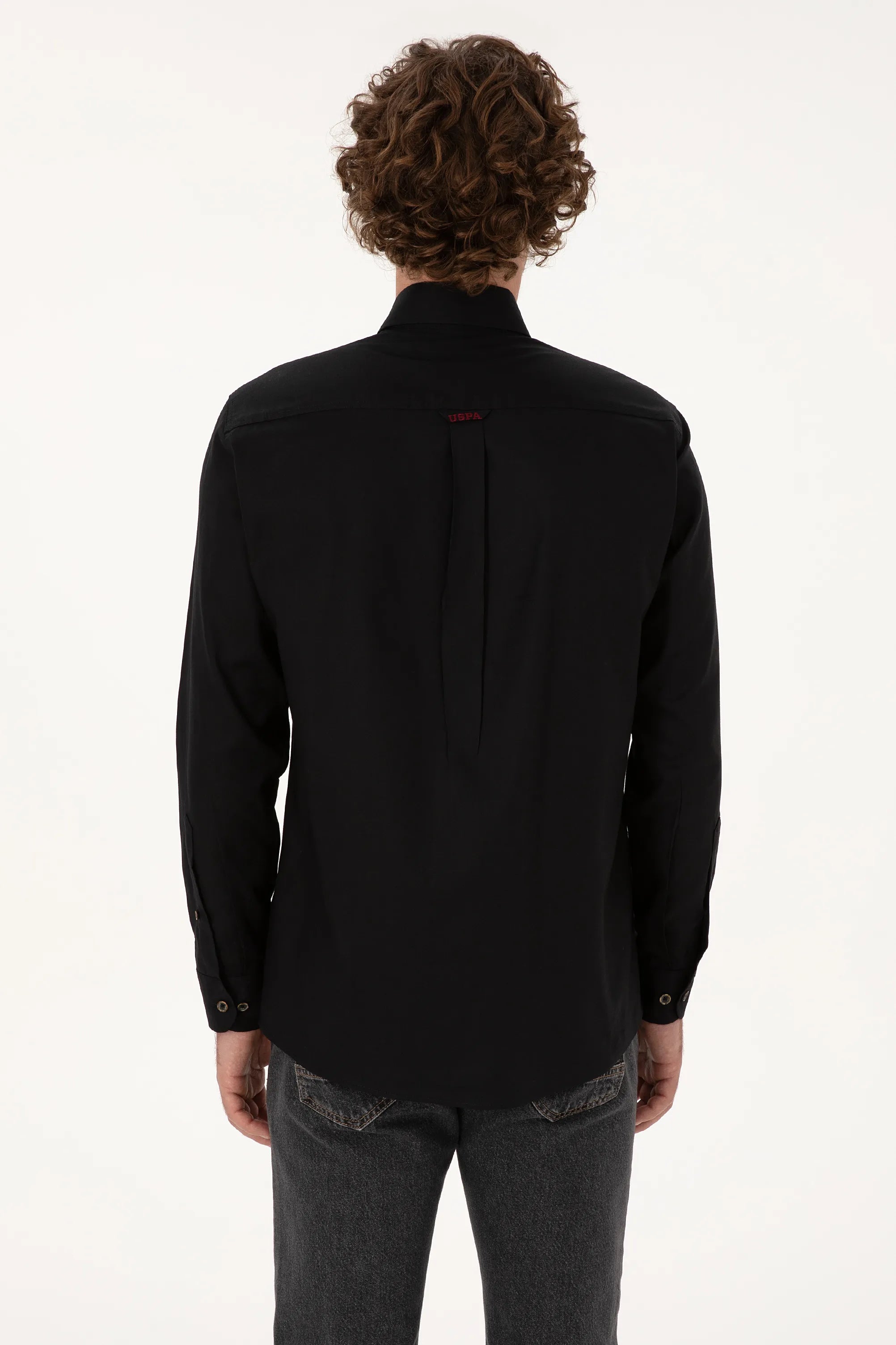 U.S. Polo Assn._Black_Black Long Sleeve Shirt_G081SZ0040 2225643_VR046_05