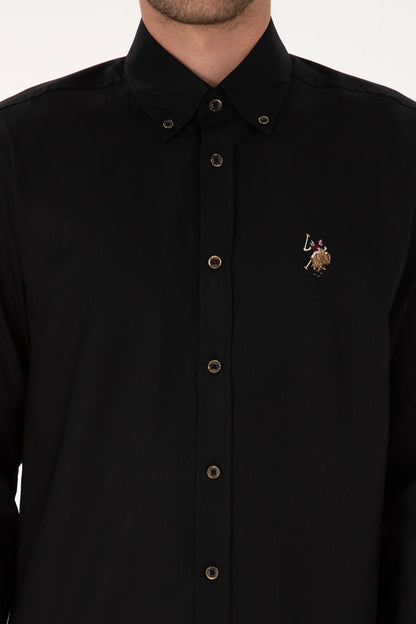U.S. Polo Assn._Black_Black Long Sleeve Shirt_G081SZ0040 2225643_VR046_06
