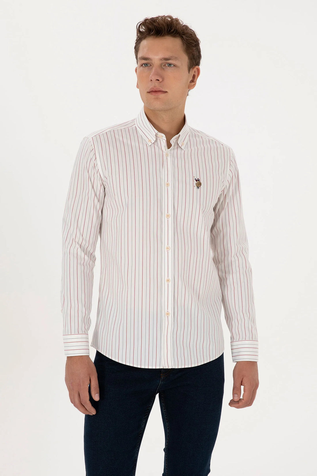 U.S. Polo Assn._Bordeaux_Bordeaux Shirt_G081SZ0040 2236011_VR014_01