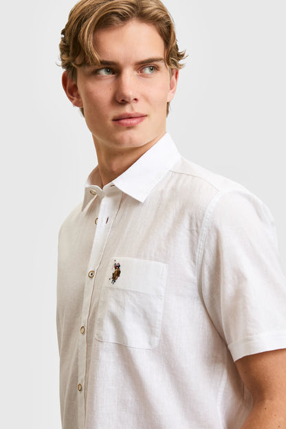 U.S. Polo Assn. White Men White Shirt SKU: G081SZ0040 PU-8862_VR013 Image 02