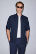 U.S. Polo Assn. Navy Men Navy Long Sleeve Pique Jersey Shirt SKU: G081SZ0040 PU-9545_VR033 Image 01