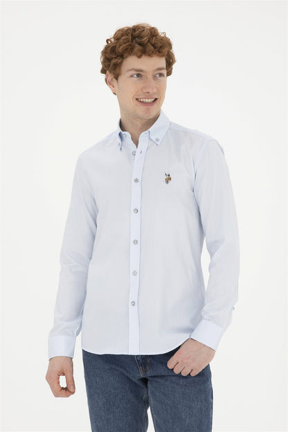 Button Down Shirt With Logo_G081SZ0040 1826727_VR003_01