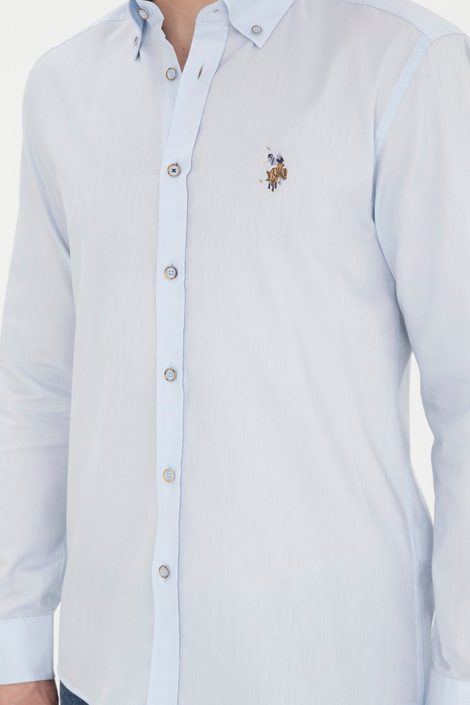 Button Down Shirt With Logo_G081SZ0040 1826727_VR003_06