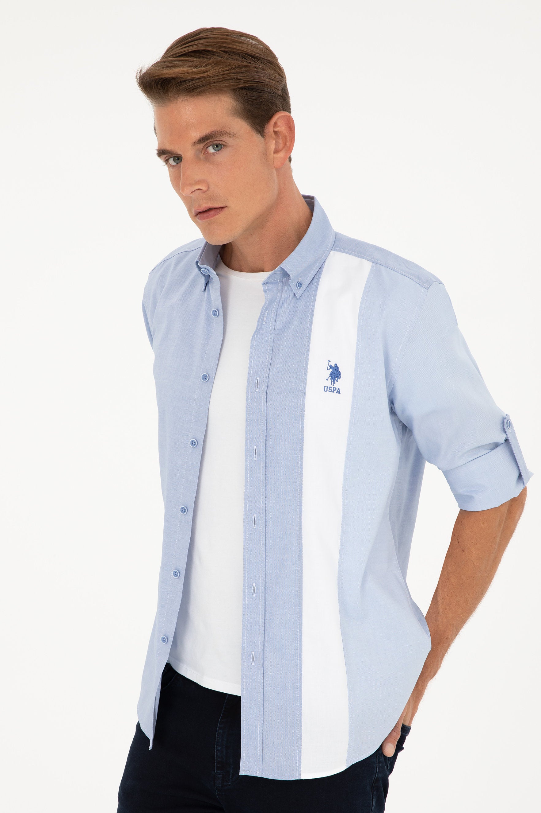 Multi-Color Button Down Shirt_G081SZ0040 1835771_VR032_03