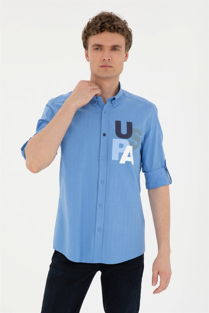 Button Down Shirt With Uspa Logo_G081SZ0040 1838275_VR003_01