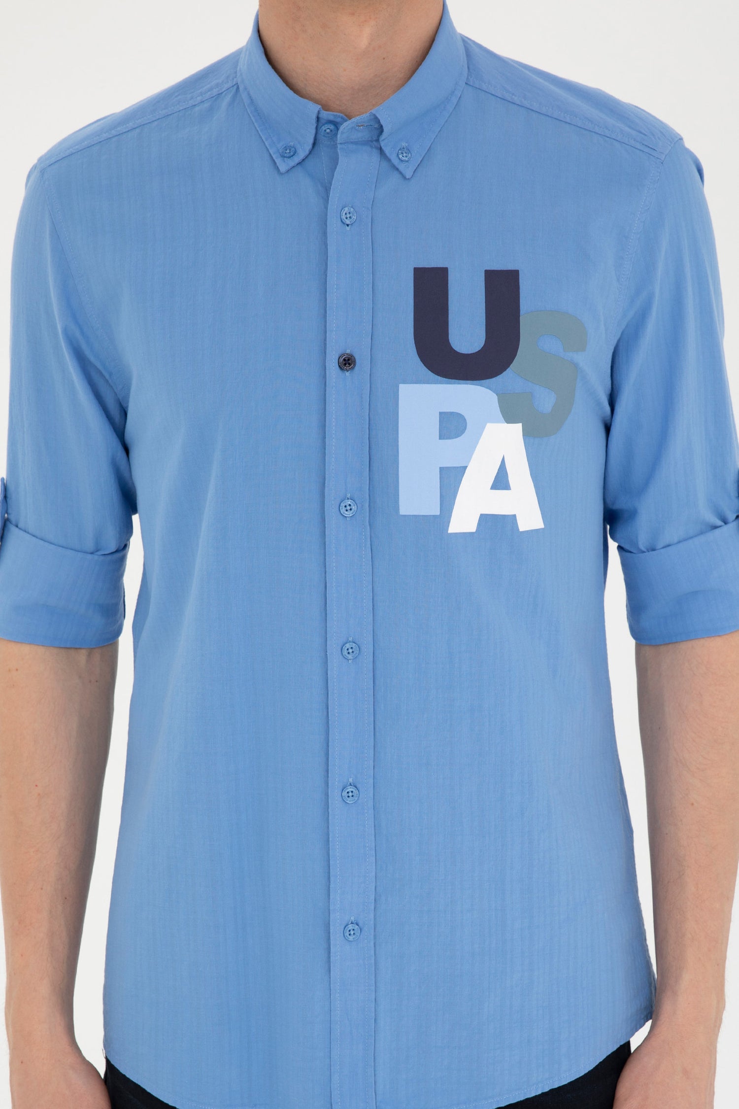 Button Down Shirt With Uspa Logo_G081SZ0040 1838275_VR003_06