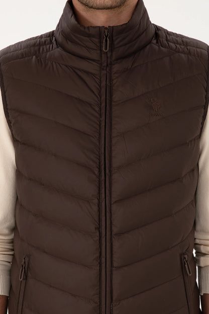 U.S. Polo Assn._Dark Brown_Dark Brown Vest Jacket_G081SZ0100 2246365_VR084_06