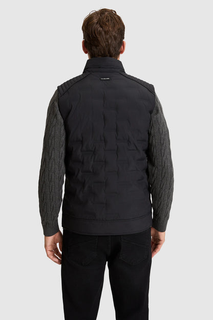 U.S. Polo Assn. Black Men Black Quilted Vest Jacket SKU: G081SZ0100 PU-13214_VR046 Image 05