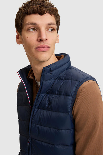 U.S. Polo Assn. Navy Men Navy Lightweight Padded Vest Jacket SKU: G081SZ0100 PU-13219_VR033 Image 02