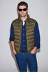 U.S. Polo Assn. Dark Khaki Men Dark Khaki Quilted Vest Jacket SKU: G081SZ0100 PU-13219_VR111 Image 01