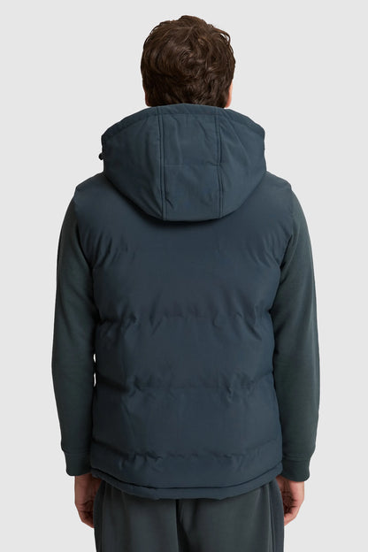 U.S. Polo Assn. Fog Men Fog Hooded Softshell Vest Jacket SKU: G081SZ0100 PU-14699_VR076 Image 05