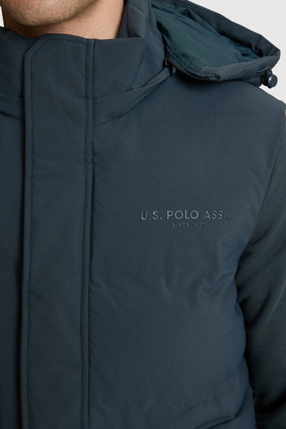 U.S. Polo Assn. Fog Men Fog Hooded Softshell Vest Jacket SKU: G081SZ0100 PU-14699_VR076 Image 06