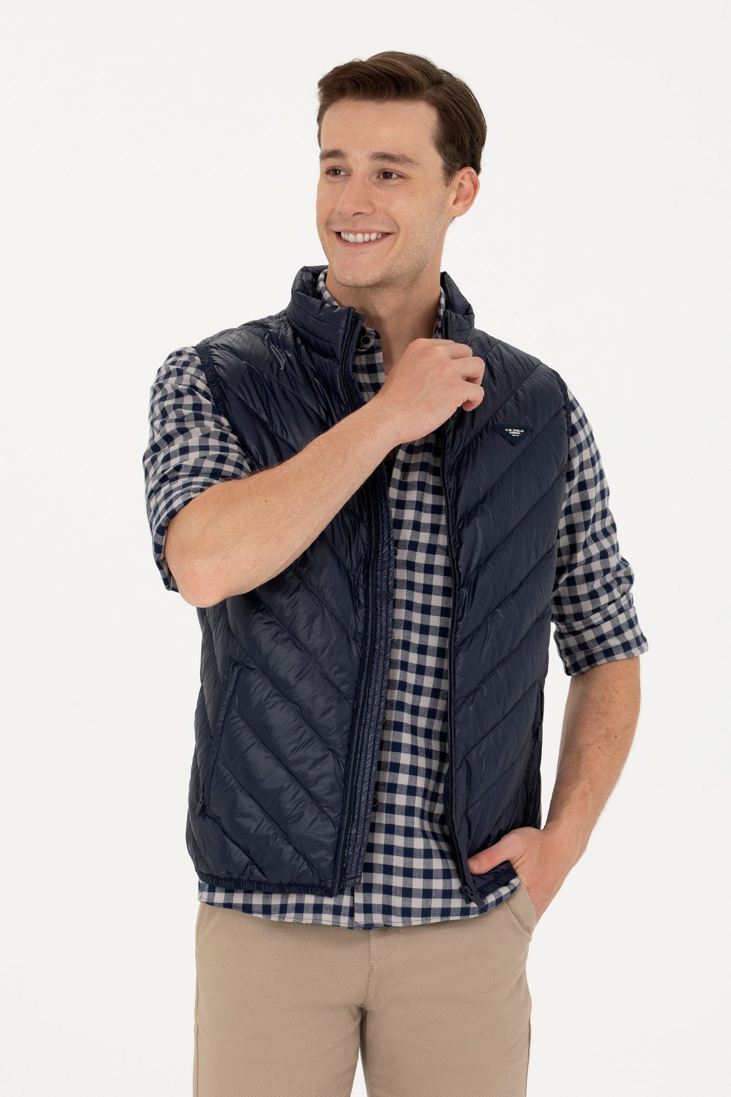 Grey Woven Vest_G081SZ0100 1631409_VR033_05