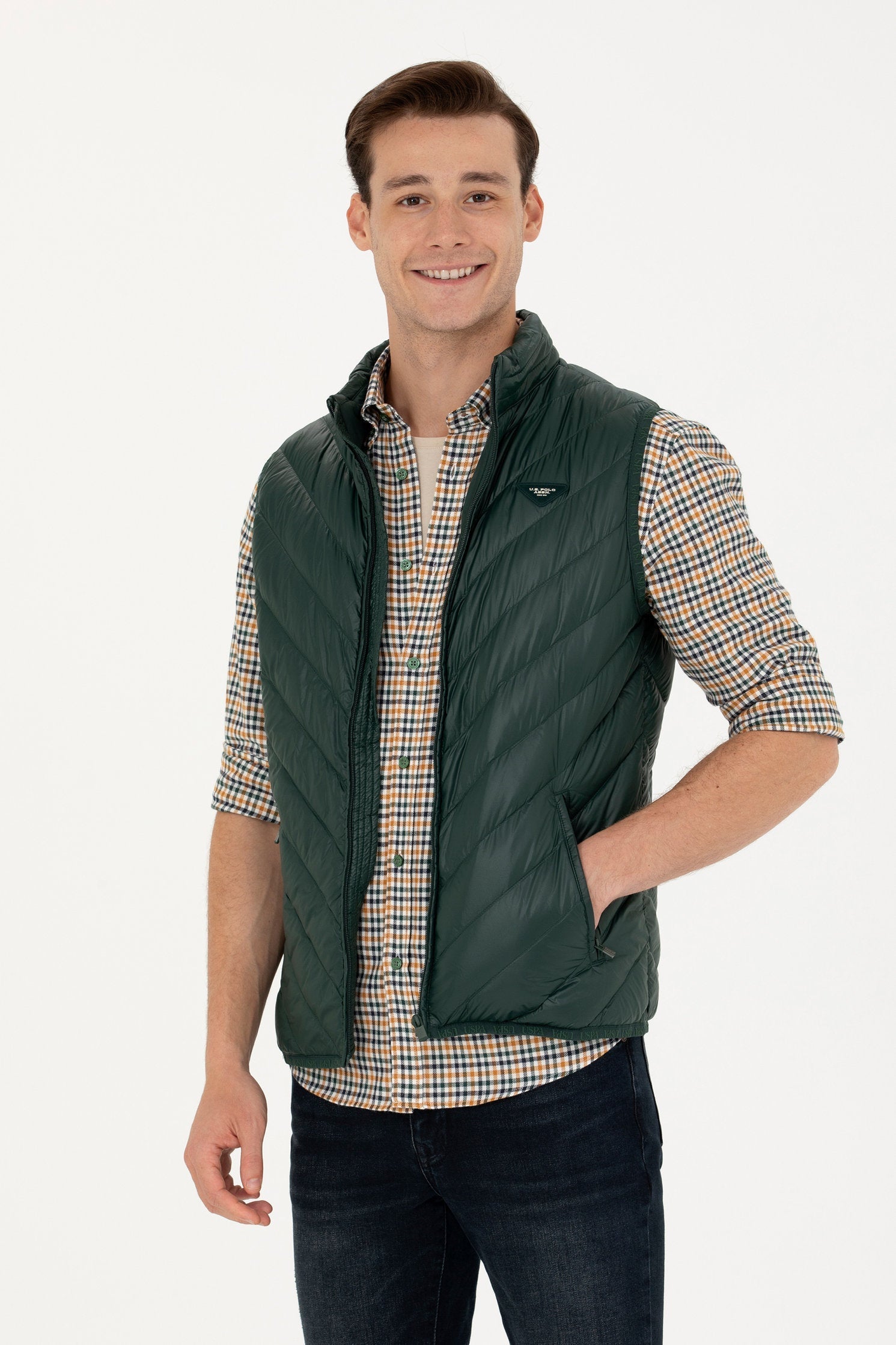 Green Vest Jacket_G081SZ0100 1631409_VR054_01