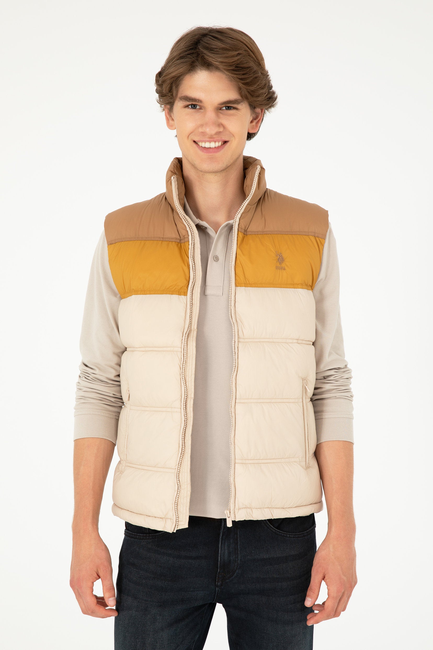 Brown Woven Vest_G081SZ0100 1946022_VR015_03