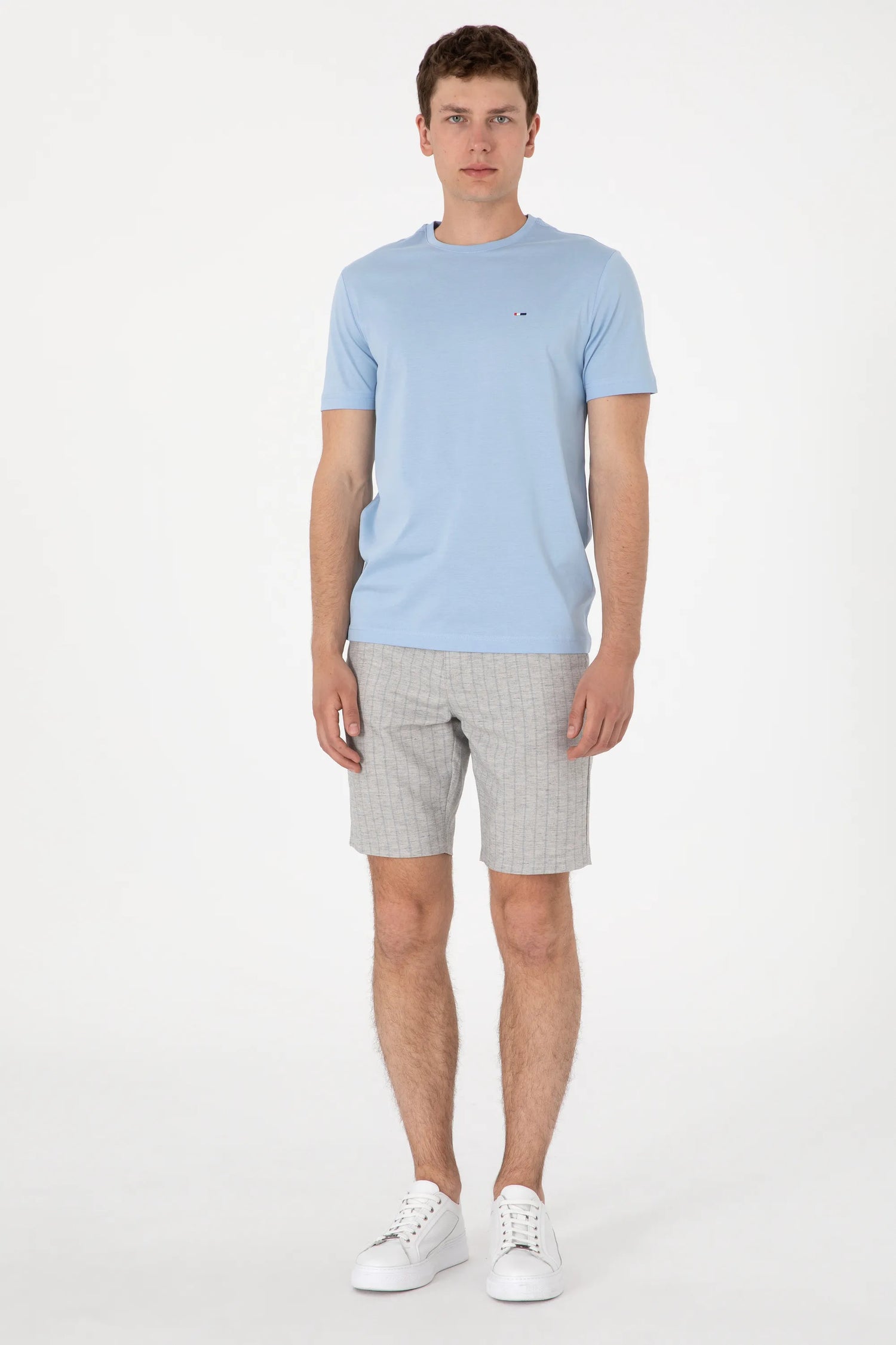 U.S. Polo Assn. Light Blue Men Light Blue T-Shirt SKU: G081SZ0110 2083928_VR003 Image 04