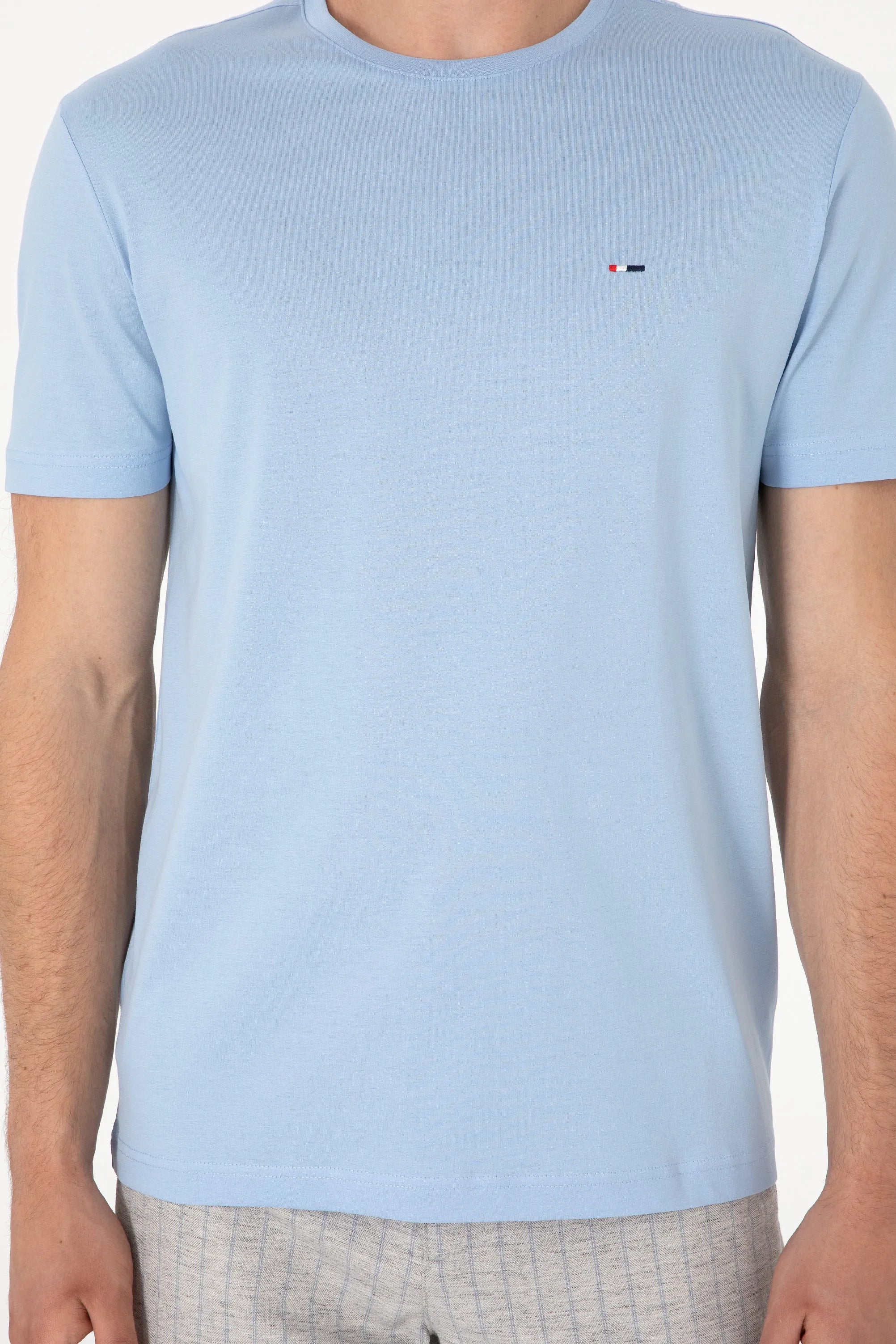 U.S. Polo Assn. Light Blue Men Light Blue T-Shirt SKU: G081SZ0110 2083928_VR003 Image 06