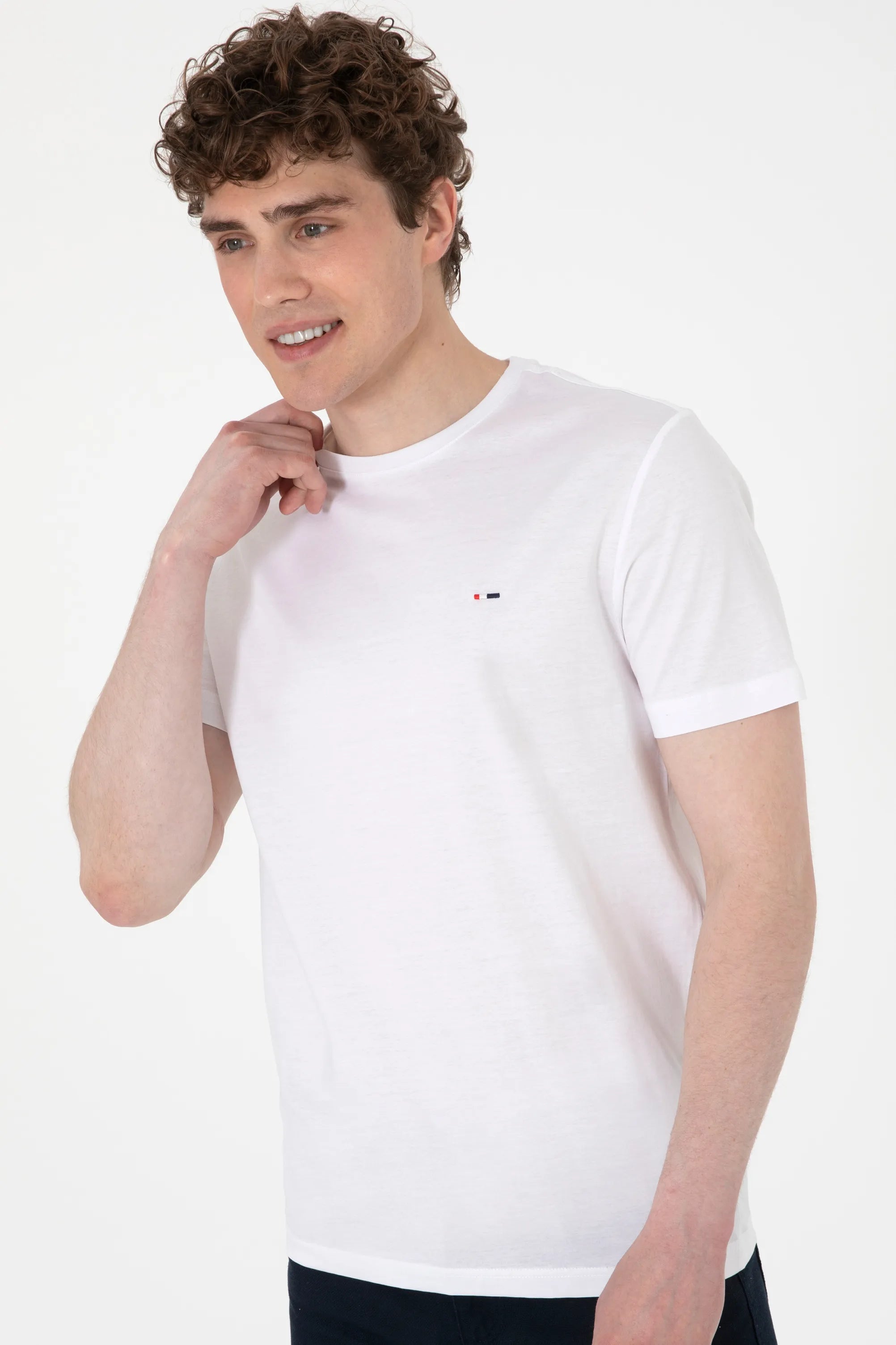 U.S. Polo Assn. White Men White T-Shirt SKU: G081SZ0110 2083928_VR013 Image 03