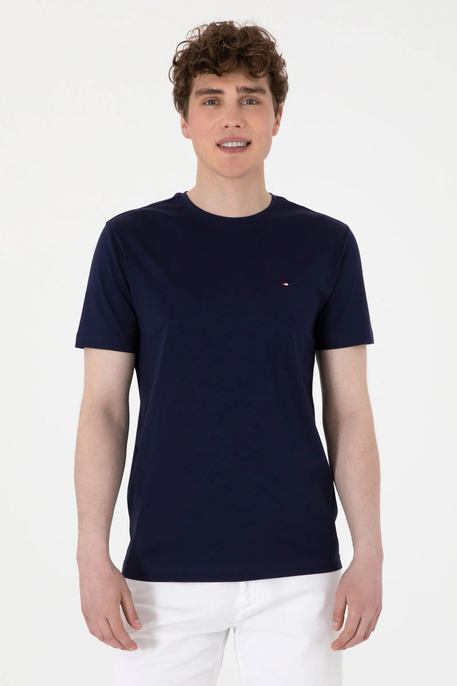 U.S. Polo Assn. Navy Blue Men Navy Blue T-Shirt SKU: G081SZ0110 2083928_VR033 Image 01