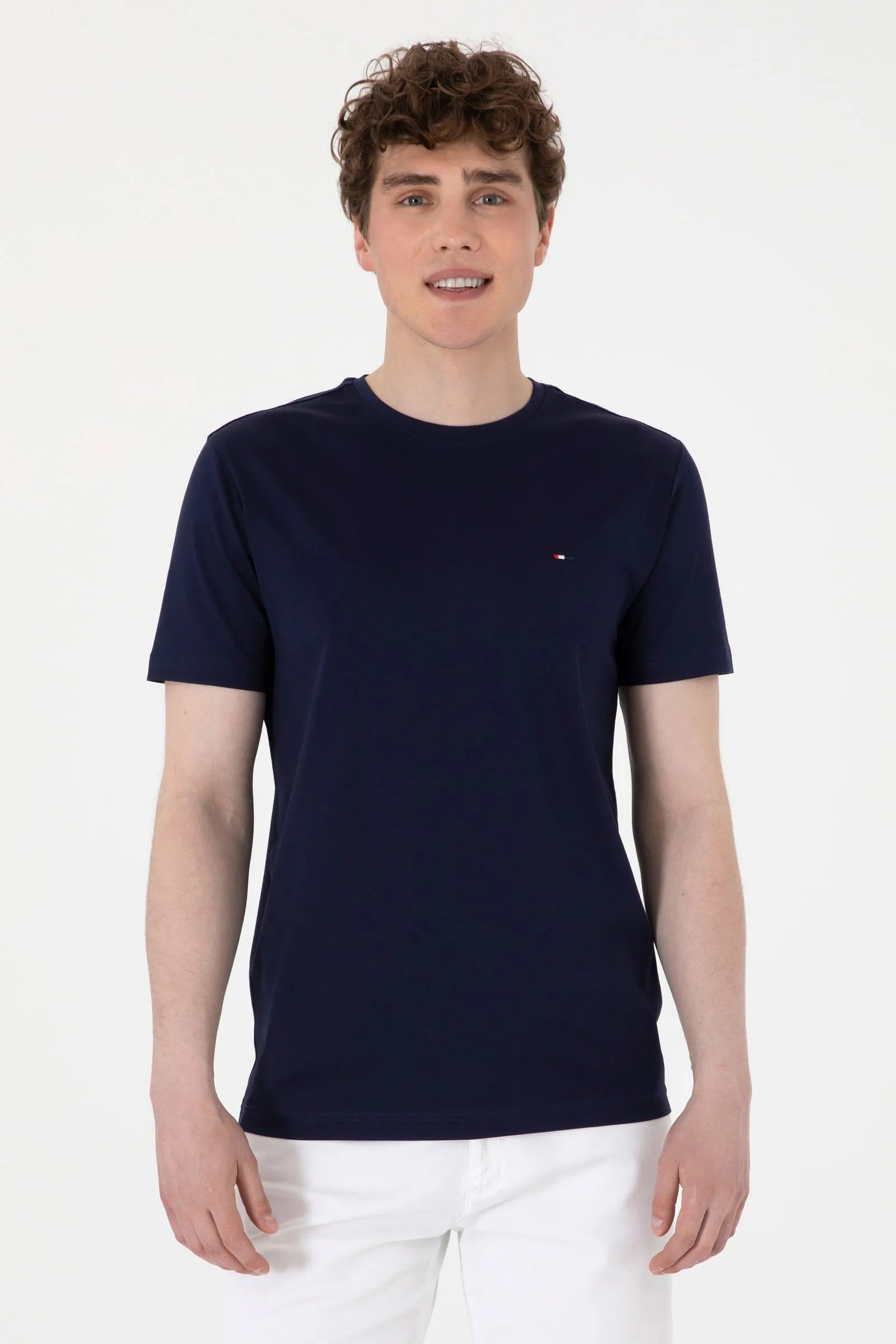 U.S. Polo Assn. Navy Blue Men Navy Blue T-Shirt SKU: G081SZ0110 2083928_VR033 Image 01