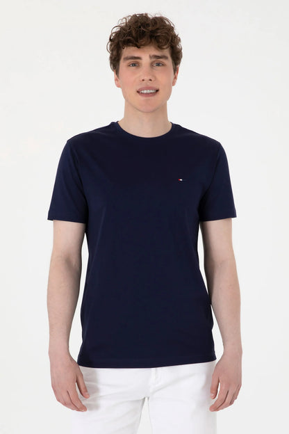 U.S. Polo Assn. Navy Blue Men Navy Blue T-Shirt SKU: G081SZ0110 2083928_VR033 Image 01