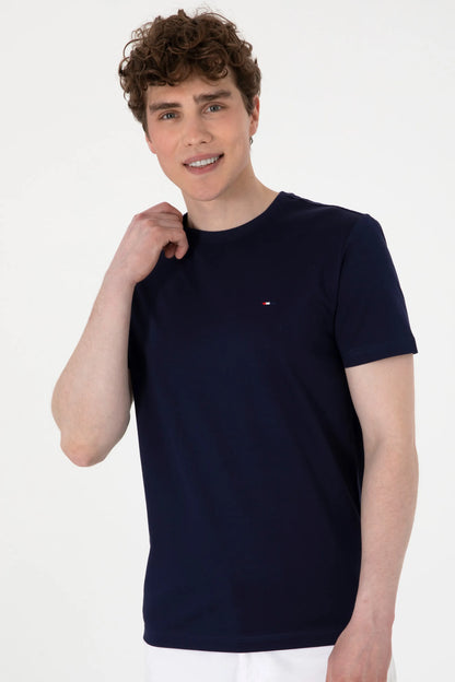 U.S. Polo Assn. Navy Blue Men Navy Blue T-Shirt SKU: G081SZ0110 2083928_VR033 Image 03