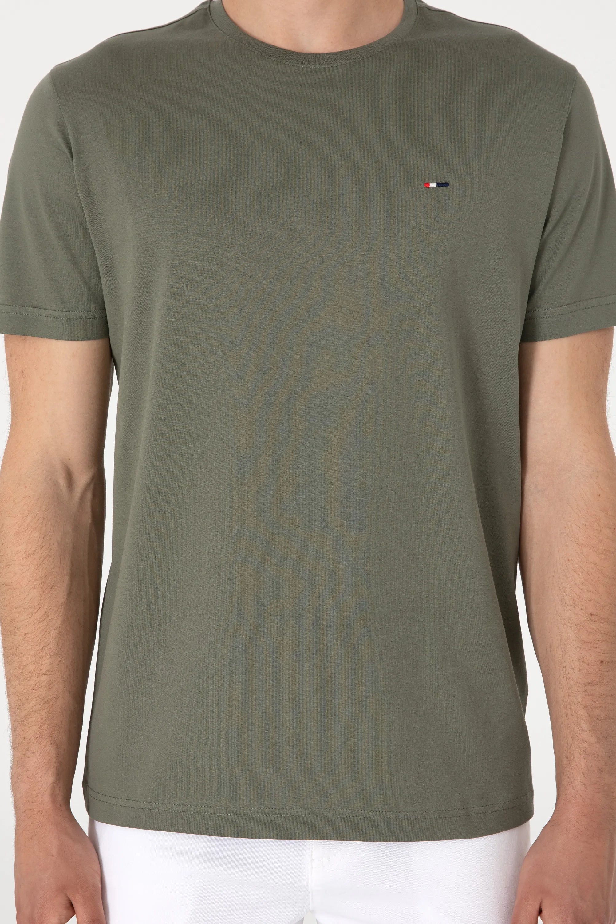 U.S. Polo Assn. Dark Khaki Men Dark Khaki T-Shirt SKU: G081SZ0110 2083928_VR111 Image 06