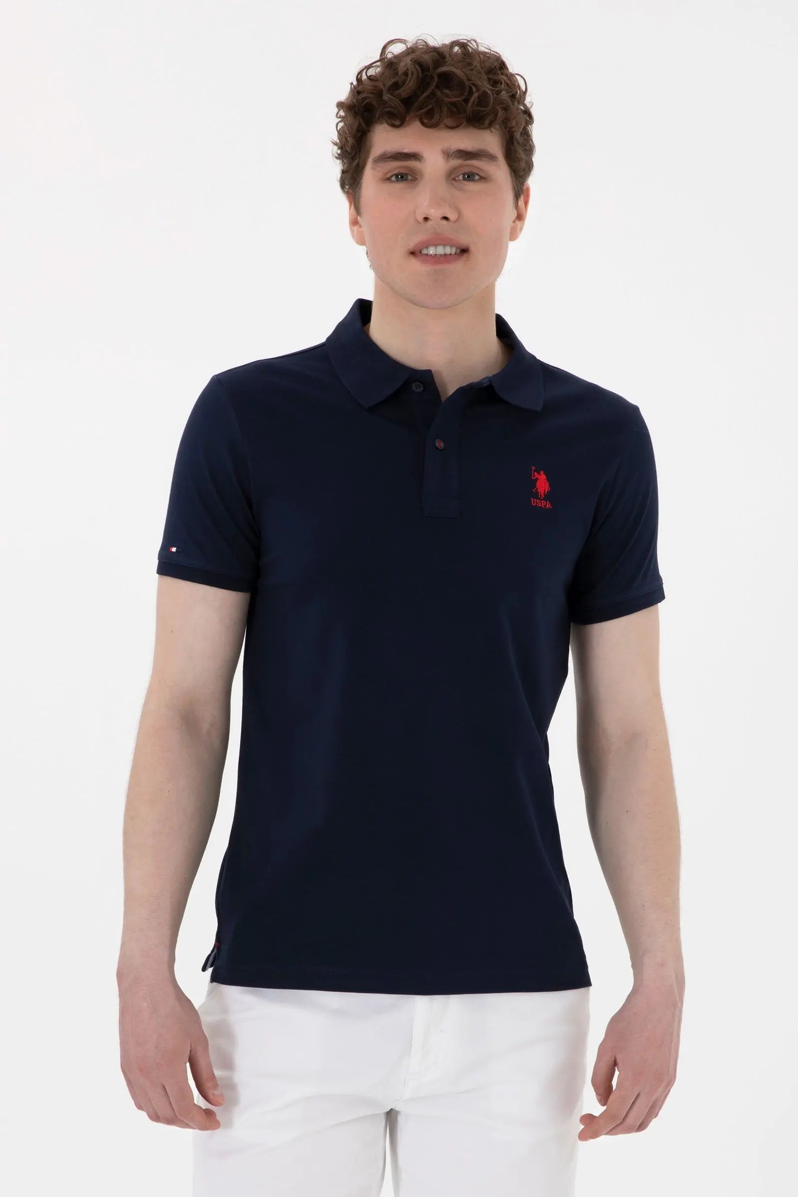 U.S. Polo Assn._Navy Polo Shirt_G081SZ0110 2084040_VR033_01